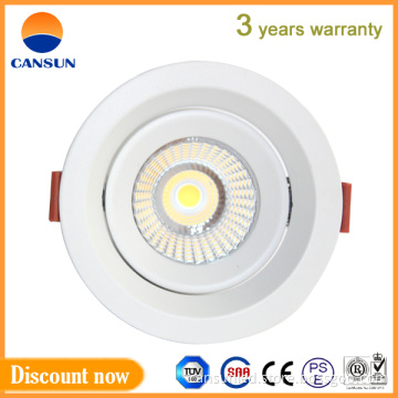 Newest High Quality 5inch cob led down light cutout 150mm 12W 15W cob led down light